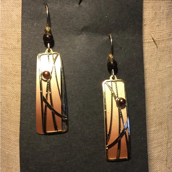 Silver Tree Earrings SALE - Picture 1 of 2